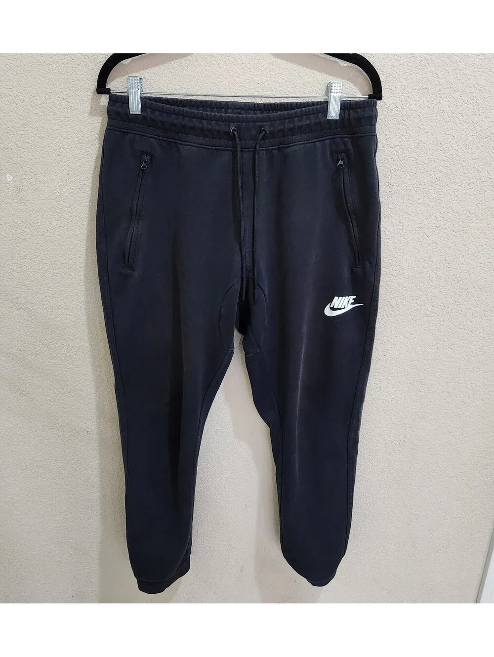 Vintage Y2K Nike Blue tag Men's tech Fleece Sweatpants Black 804862-010 Medium
